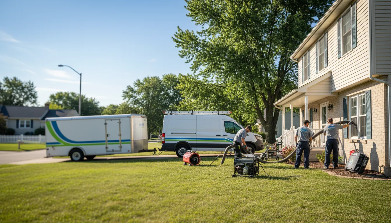 Flooded Basement Restoration And Cleanup With Repair in Boon, MI near me